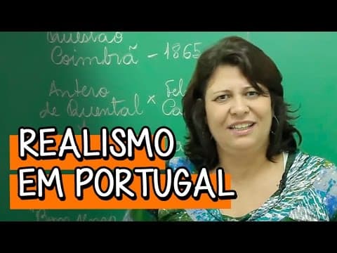 Thumbnail da aula: Realismo em Portugal - Extensivo Português | Descomplica