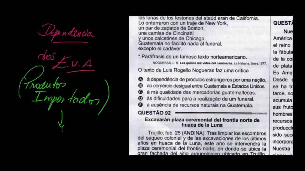 Thumbnail: ENEM 2012 ling espanhol q91 95 # 10