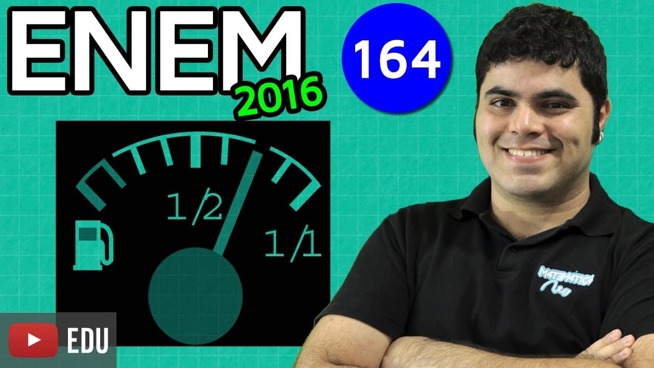 Thumbnail: ENEM 2016 Matemática #29 - Frações Equivalentes e Operações Aritméticas (com dica matadora)