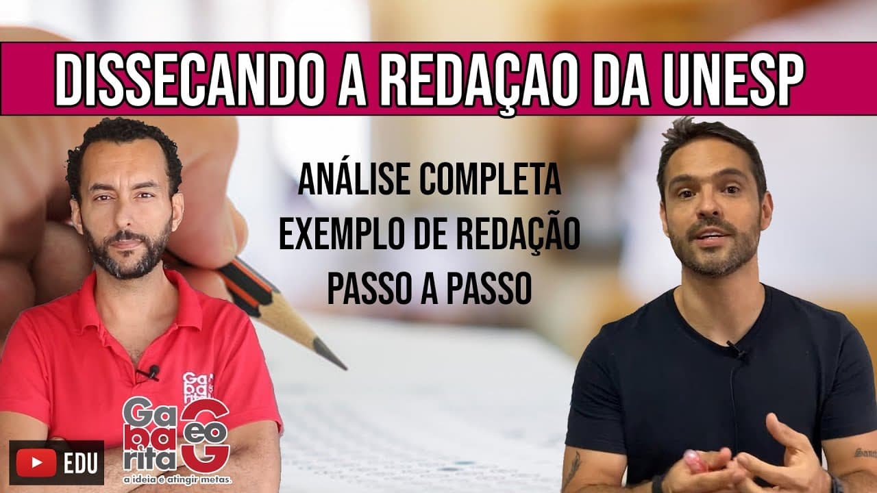 Thumbnail: PASSO A PASSO REDAÇÃO UNESP 2024 | ANÁLISE COMPLETA |