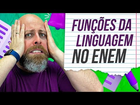 Thumbnail da aula: Funções da Linguagem - Exercícios [Prof. Noslen] #professornoslen #enem #exercício