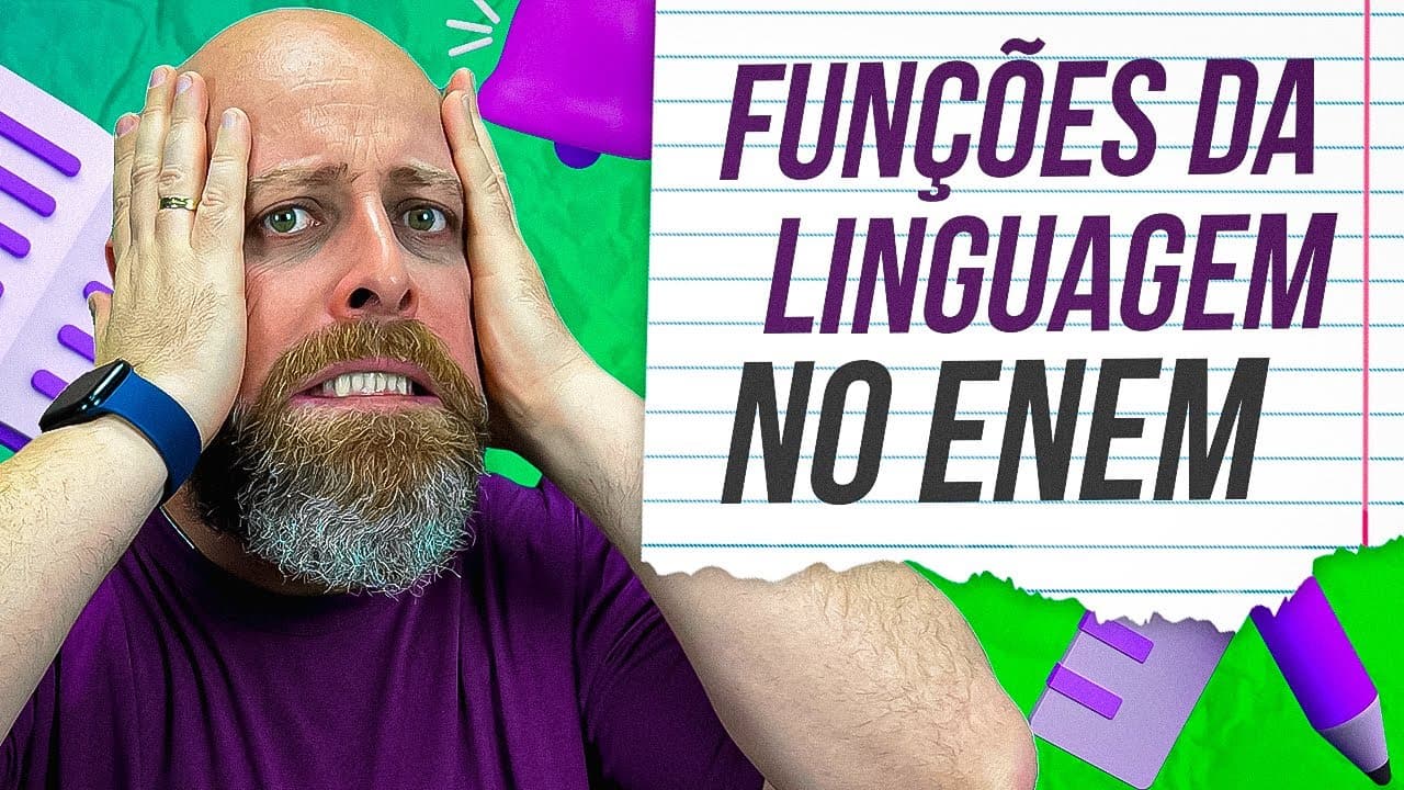 Thumbnail: Funções da Linguagem - Exercícios [Prof. Noslen] #professornoslen #enem #exercício