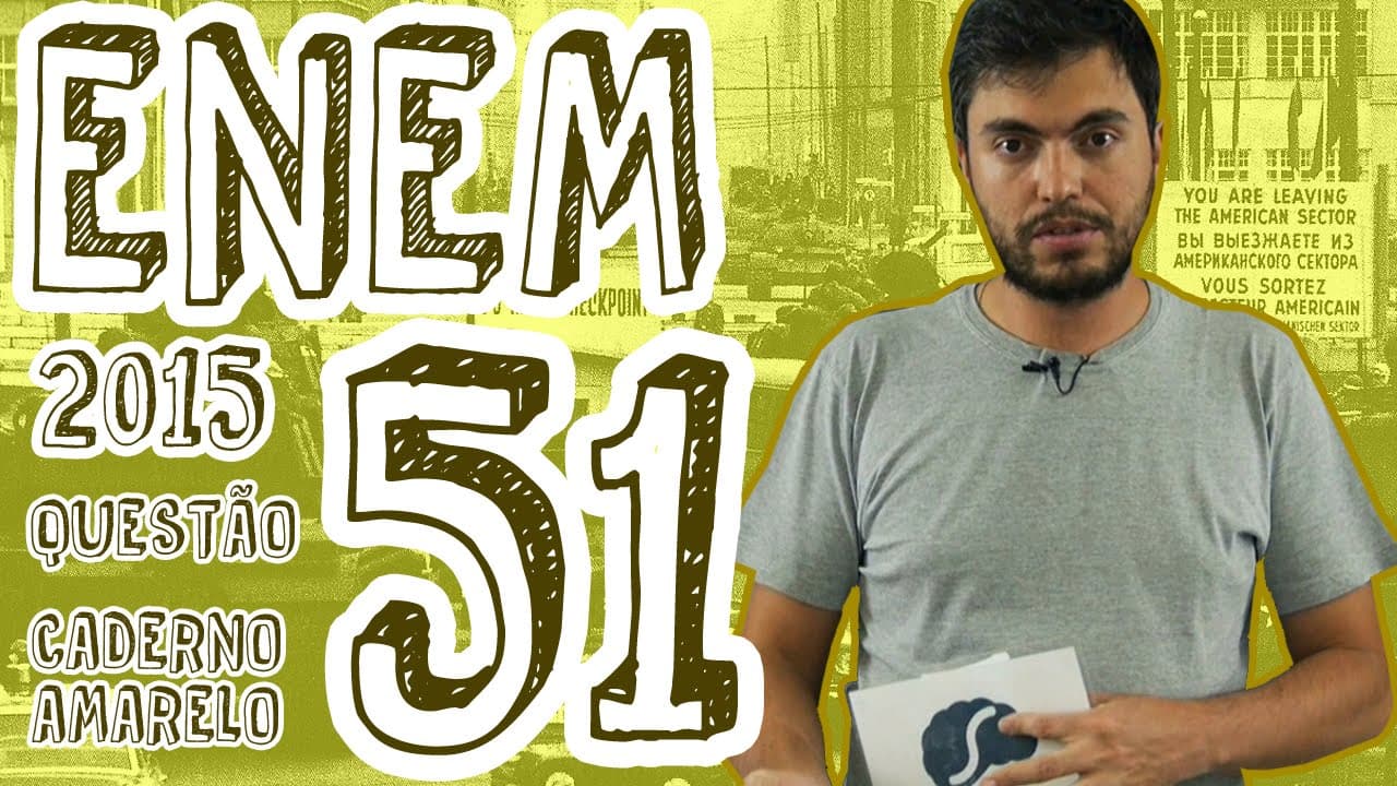 Thumbnail: ENEM 2015 - Questão 51 (Caderno Amarelo)