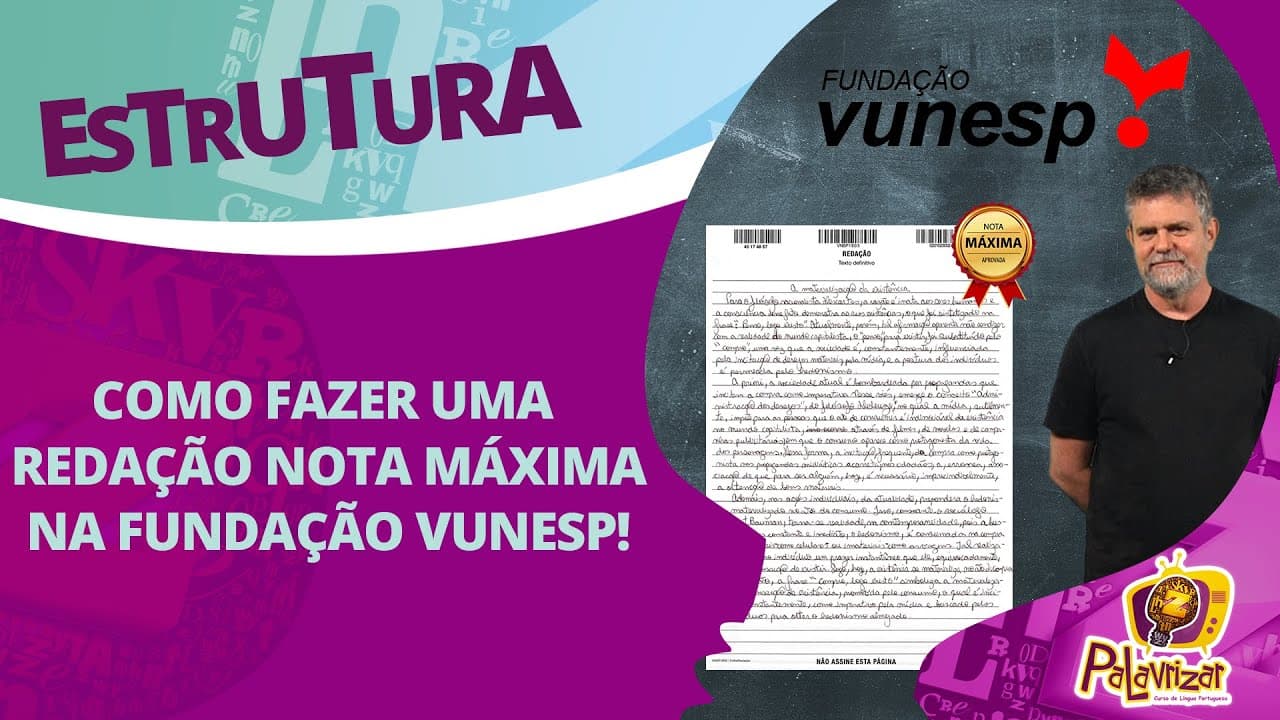 Thumbnail: VUNESP Essay Writing - Maximum Score | How to Get There?!