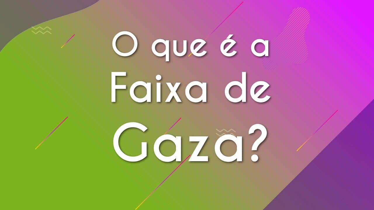 Thumbnail: O que é a Faixa de Gaza? - Brasil Escola