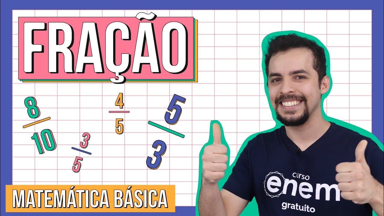 Thumbnail: FRAÇÃO: como transformar frações em números decimais | MATEMÁTICA BÁSICA. Lucas Borguezan