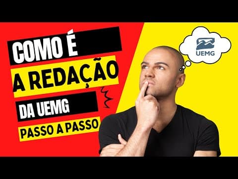 Thumbnail da aula: UEMG: REDAÇÃO
