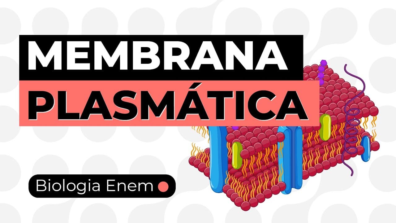 Thumbnail: MEMBRANA PLASMÁTICA (CITOLOGIA) | Resumo de Biologia para o Enem. Professora Juliana Evelyn Santos