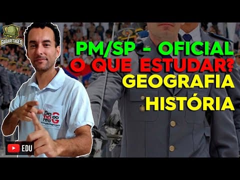 Thumbnail da aula: Concurso PM 2022 | Oficial | GEOGRAFIA e HISTÓRIA |