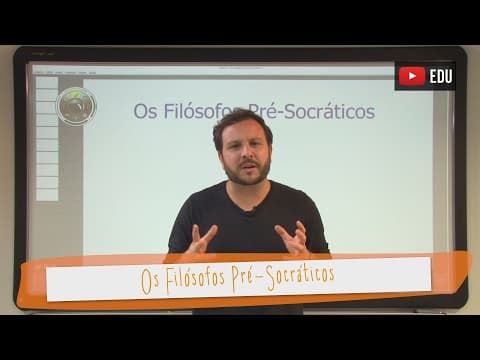 Thumbnail da aula: Videoaulas Poliedro | Os filósofos Pré-Socráticos