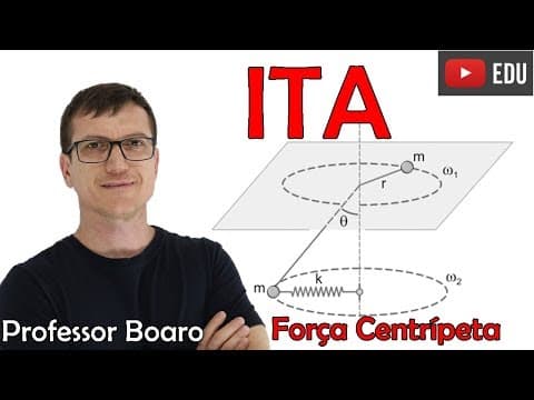Thumbnail da aula: FORÇA CENTRÍPETA - APROFUNDAMENTO de FÍSICA - ITA - Professor Boaro - VÍDEO AULA nº35