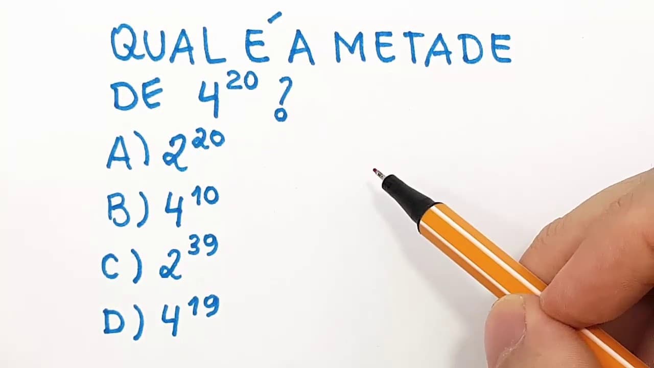 Thumbnail: 🔥 HELP MATEMÁTICA BÁSICA - Desafios - Potenciação #7 🔥