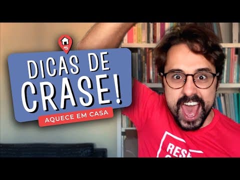 Thumbnail da aula: Aquece Corretor Sincerão: CRASE! #FiqueEmCasa e Estude #Comigo para arrasar na Redação do ENEM.