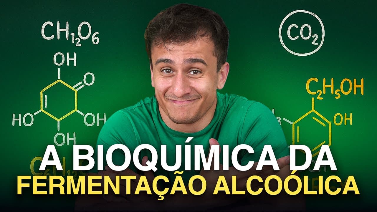Thumbnail: Fermentação Alcoólica pro ENEM 2026 (didática mágica do professor Assaad)