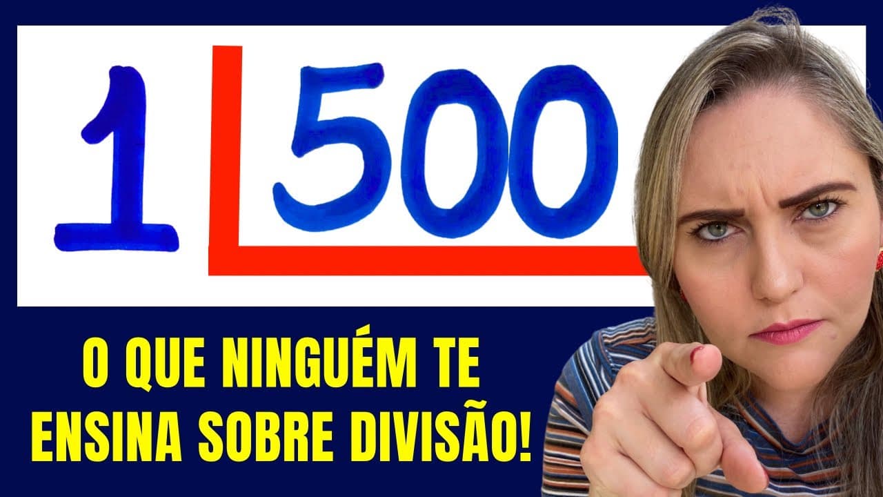 Thumbnail: 🤯😱NUNCA MAIS ERRE DIVISÃO !! Matemática básica todo dia.📚🚀