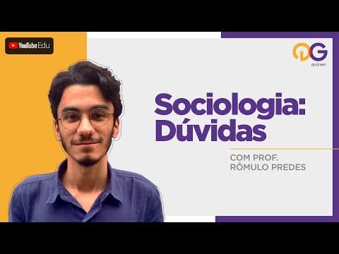 Thumbnail da aula: Sociologia com o Prof. Rômulo Predes