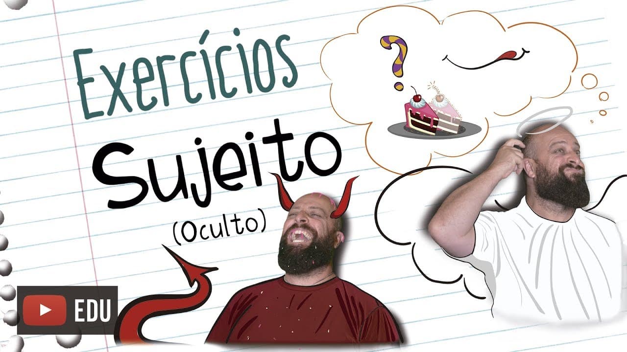 Thumbnail: Exercícios de Sujeito [Prof Noslen]