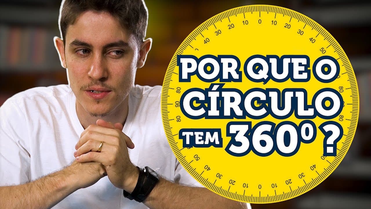 Thumbnail: Pq a circunferência tem 360 graus? | Matemática: Ângulos na Circunferência