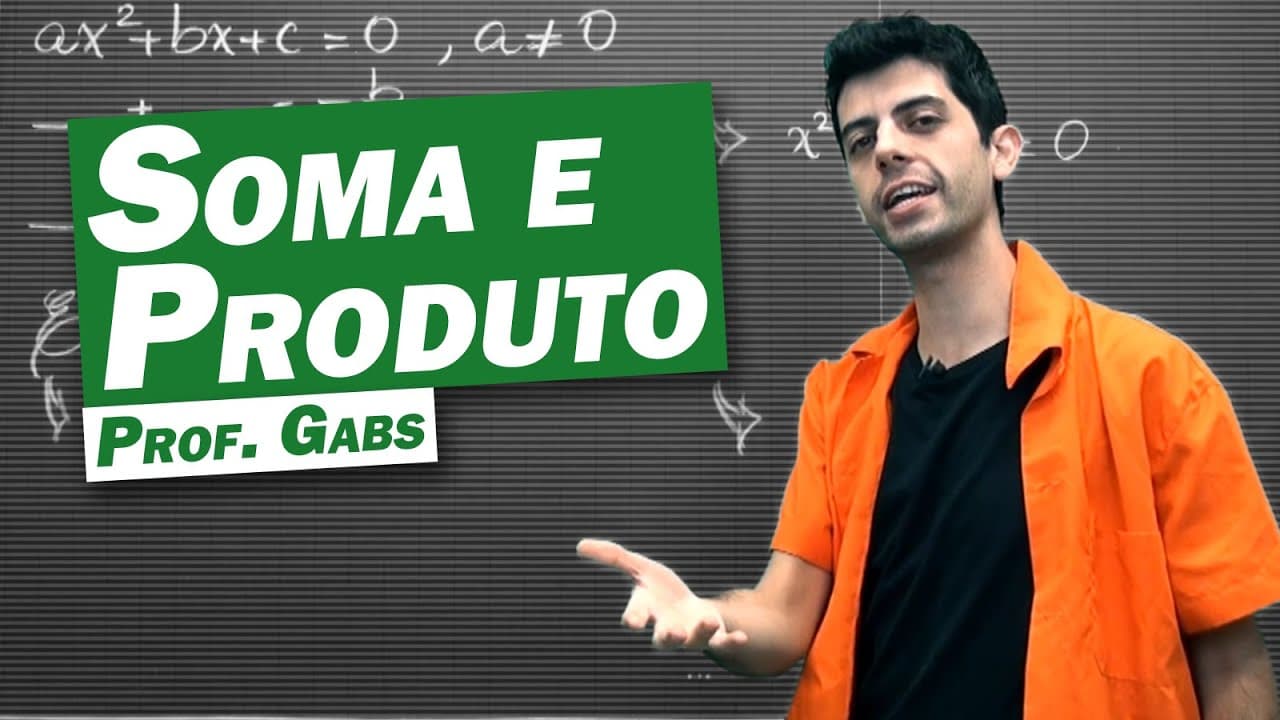 Thumbnail: Matemática - Equação de 2° grau (Soma e Produto)