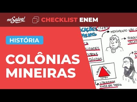 Thumbnail da aula: Revoltas Coloniais: Inconfidência Mineira - História | Checklist ENEM | Me Salva!