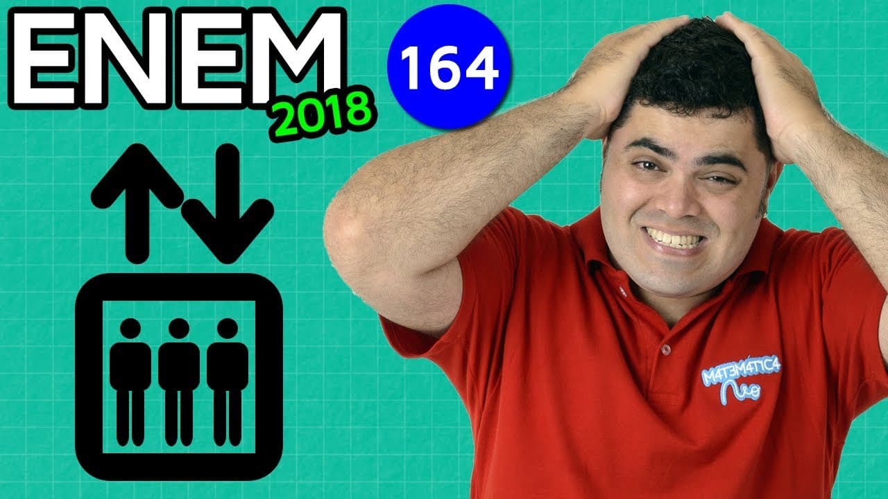 Thumbnail: 🔥 ENEM 2018 Matemática 164 👉🏻 Raciocínio Lógico para Determinar o Último Andar
