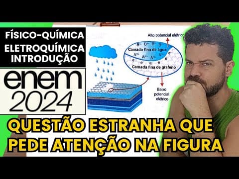 Thumbnail da aula: ✏️ENEM 2024 | Placas solares comuns dependem de dias ensolarados para gerar energia. Mas podemos