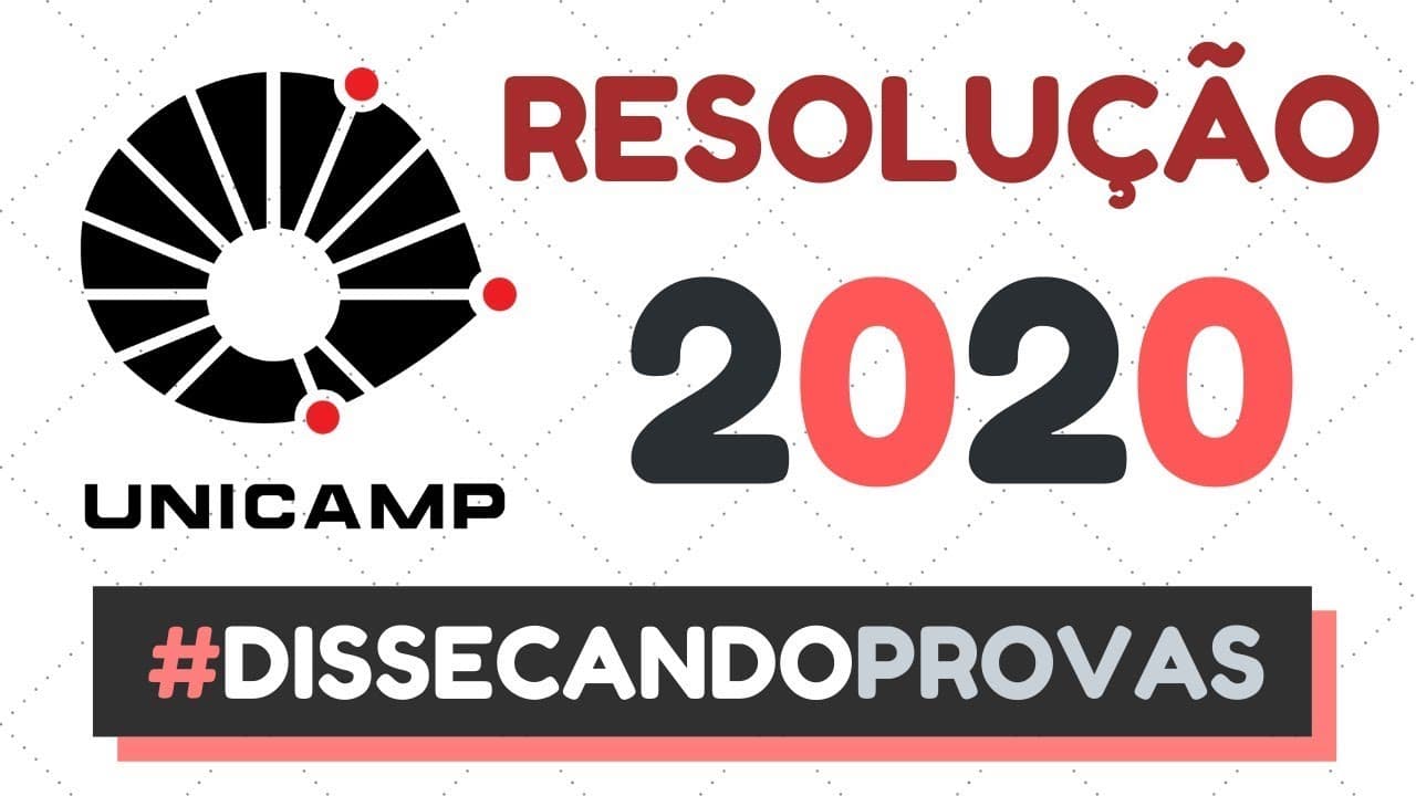 Thumbnail: Unicamp 2020 | Matemática | Dissecando Provas