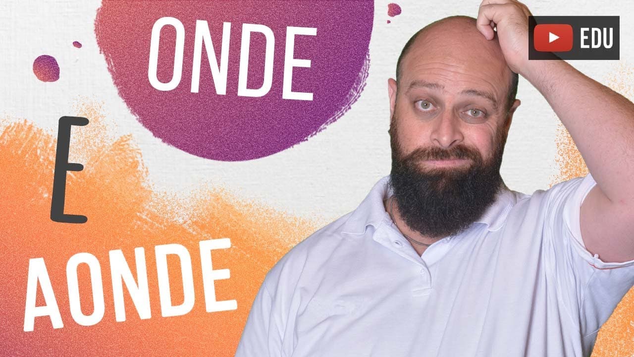 Thumbnail: Onde ou Aonde??? Professor Noslen explica!!!