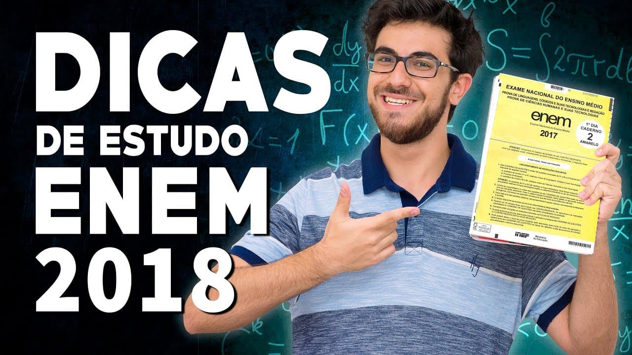 Thumbnail: MINHAS NOTAS NO ENEM 2017 + Como estudar para o Enem 2018 | Umberto Mannarino