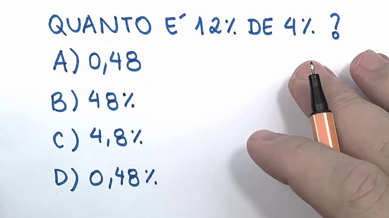 Thumbnail: 🔥 HELP MATEMÁTICA BÁSICA - Desafios - Porcentagem de Porcentagem #32 🔥