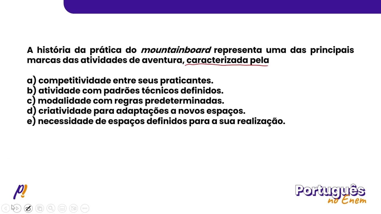 Thumbnail: ENEM 2022 - INTERPRETAÇÃO E INFERÊNCIA DE TEXTOS | Criado há cerca de 20 anos na Califórnia...