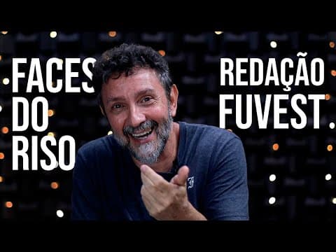 Thumbnail da aula: Tema Redação da FUVEST 2022 - As Faces do Riso - Análise Filosófica