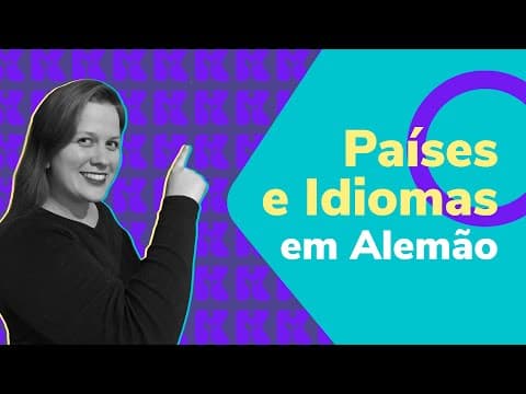 Thumbnail da aula: Países e idiomas em alemão | pronúncia #07