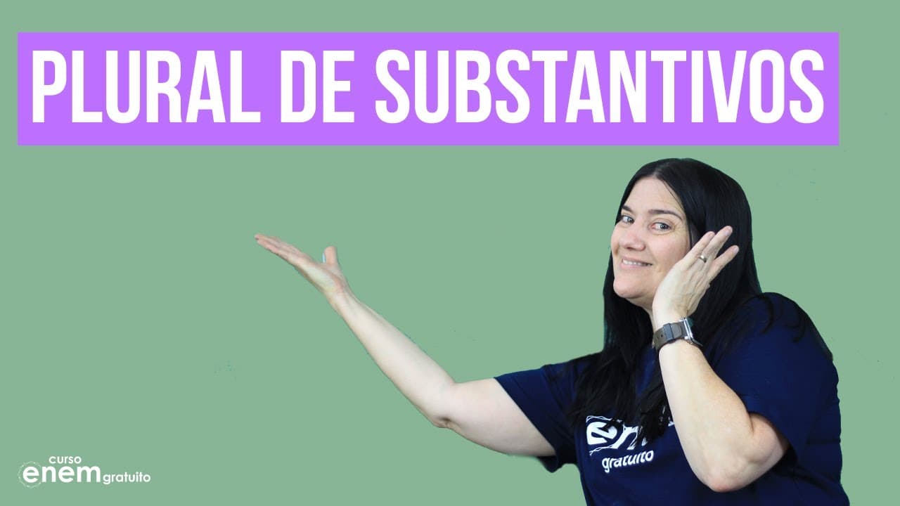 Thumbnail: PLURAL DOS SUBSTANTIVOS: flexão de número | RESUMO DE PORTUÊS PARA O ENEM