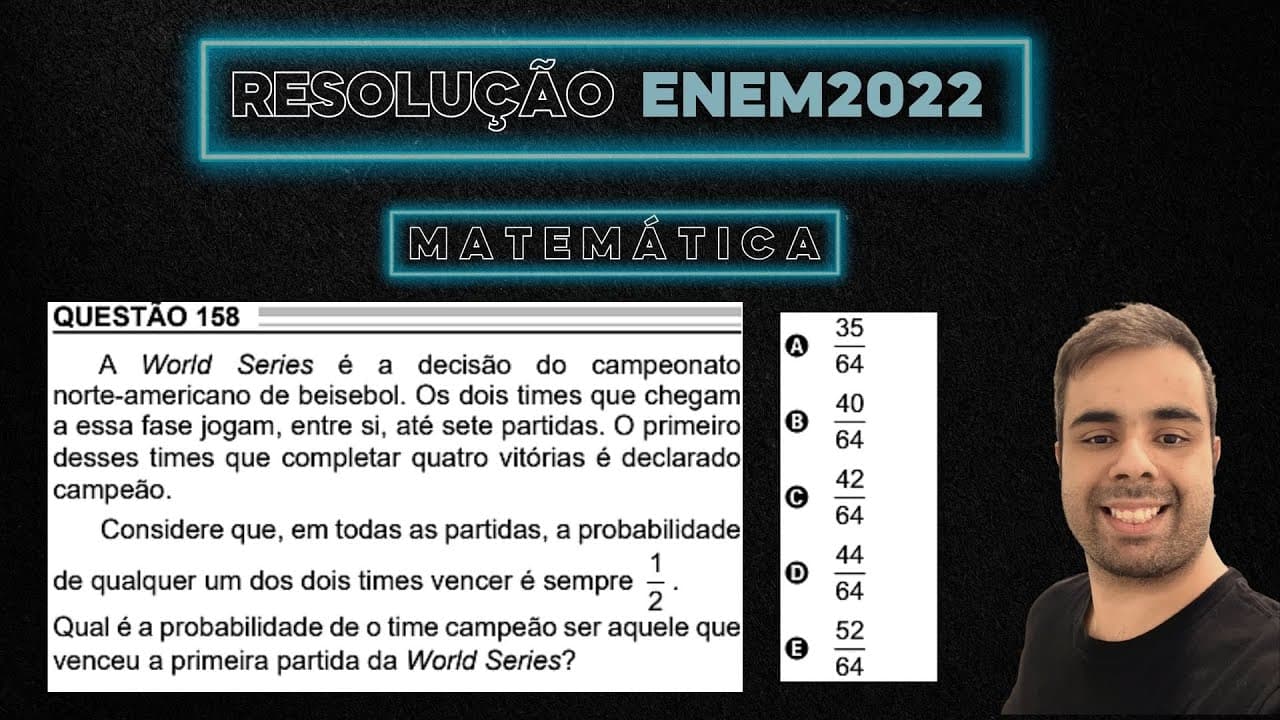 Thumbnail: ENEM 2022 A World Series é a decisão do campeonato norte-americano de beisebol. Os dois times que