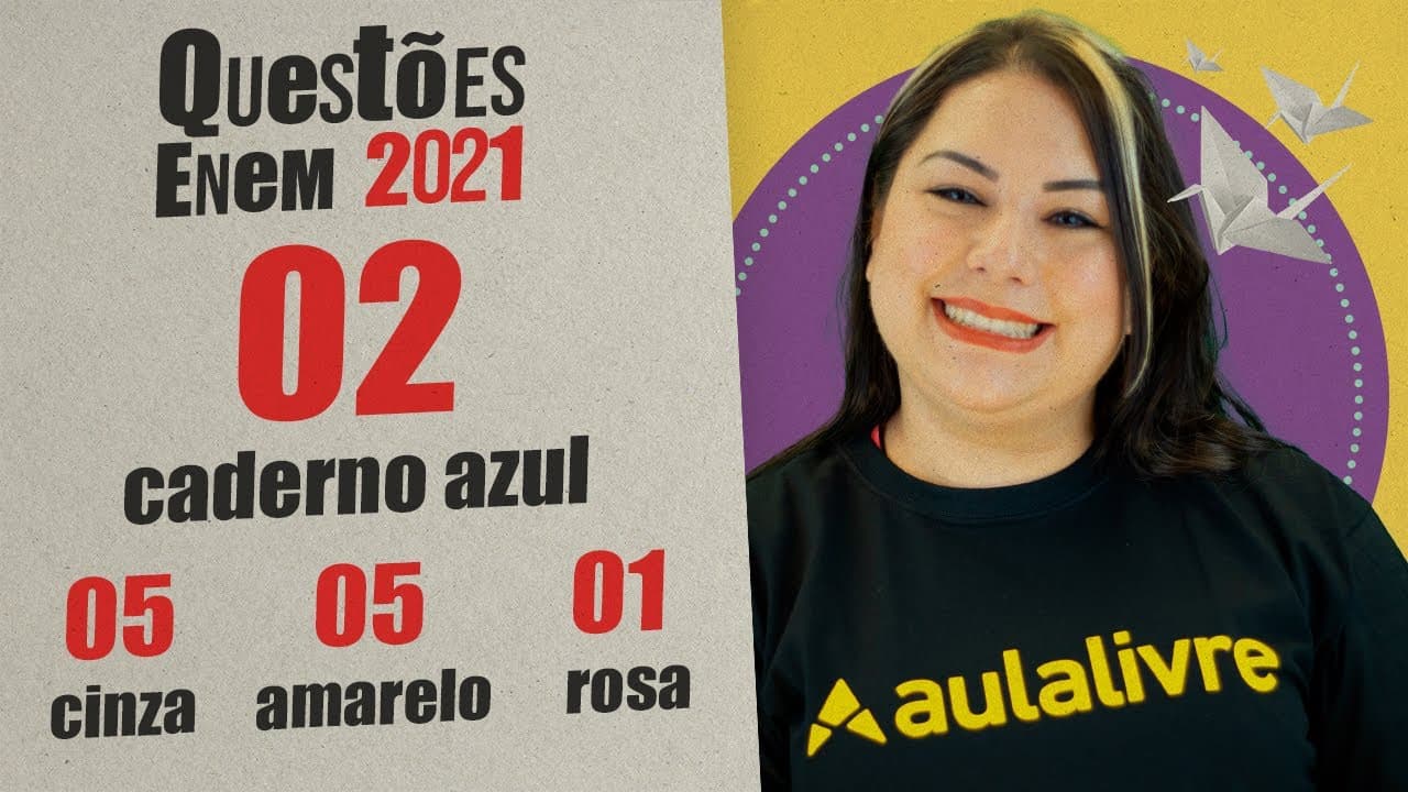 Thumbnail: ENEM 2021 | Variação linguística | Questão 02 (caderno azul)