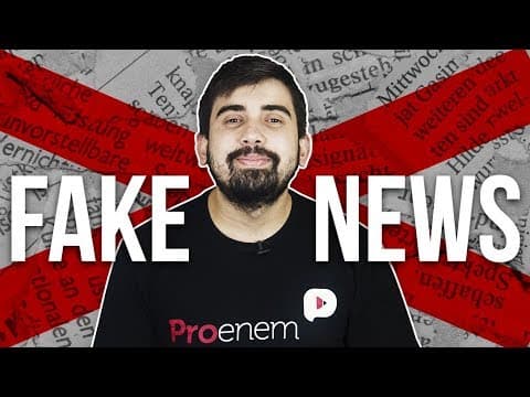 Thumbnail da aula: FAKE NEWS | Prof. Leandro Vieira