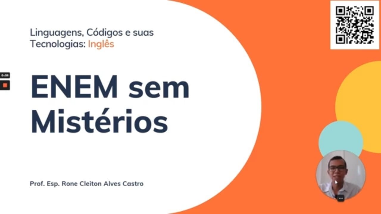 Thumbnail: INGLÊS NO ENEM - TÉCNICAS DE LEITURA / ENEM SEM MISTÉRIOS