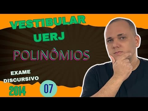 Thumbnail da aula: UERJ 2014 questão 07 Discursiva Observe o gráfico da função polinomial de R em R definida por P(x) =