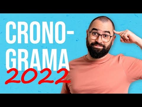 Thumbnail da aula: Bora estudar comigo? | CRONOGRAMA 2022