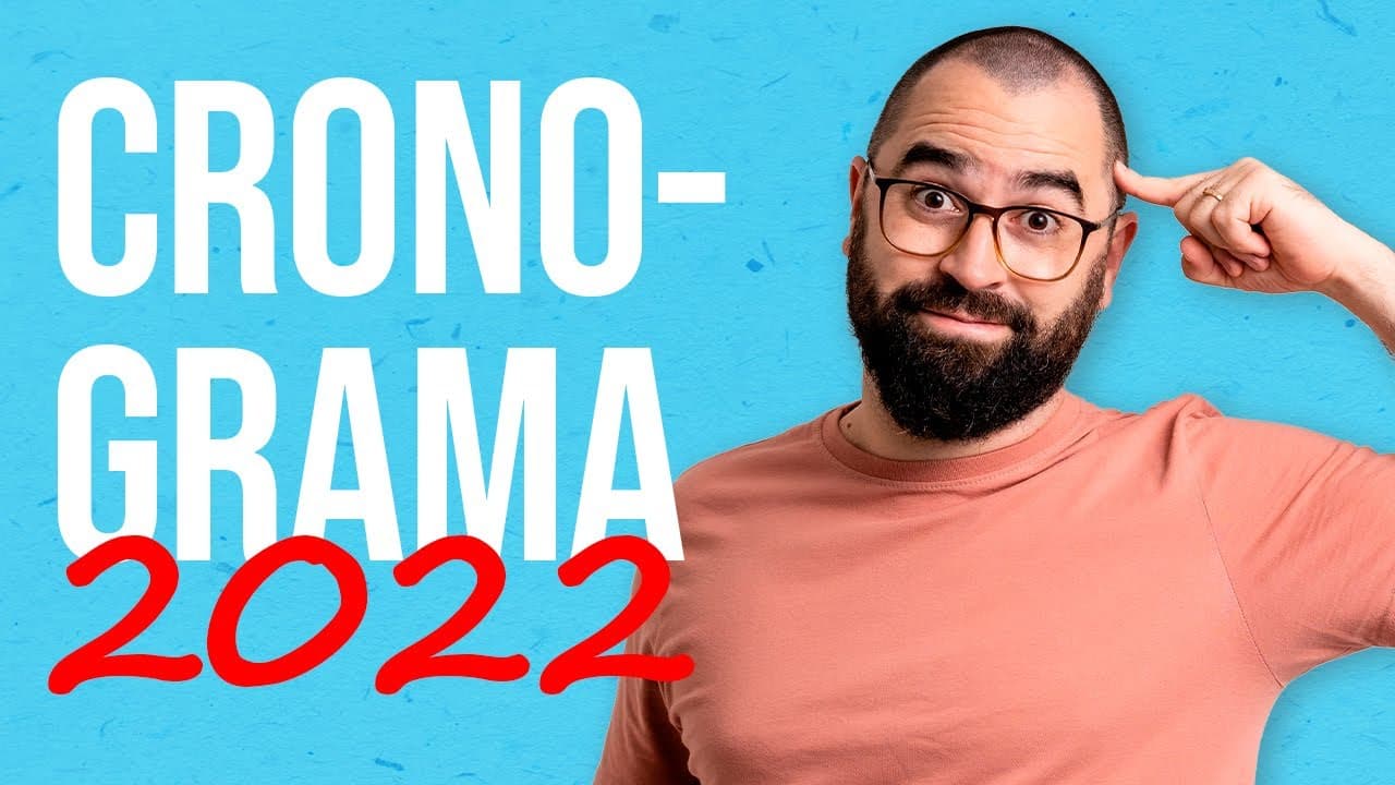 Thumbnail: Bora estudar comigo? | CRONOGRAMA 2022
