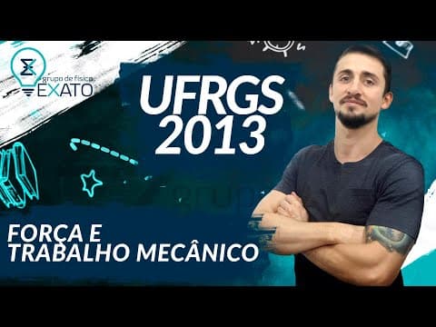 Thumbnail da aula: RESOLVIDA - (UFRGS - 2013) Um estudante movimenta um bloco homogêneo de massa M, sobre uma...
