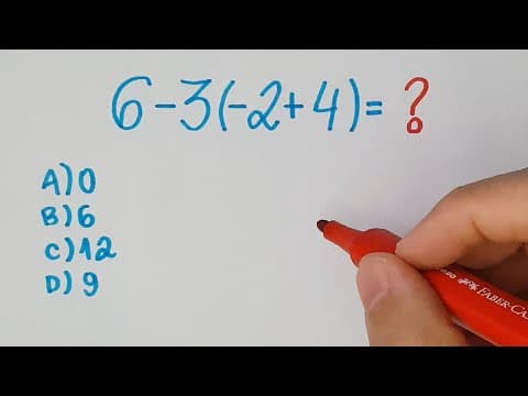 Thumbnail da aula: 🔥 HELP MATEMÁTICA BÁSICA -  Expressão Numérica  #327