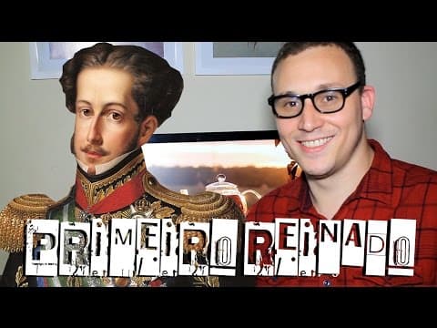 Thumbnail da aula: Aprendendo sobre 1º Reinado em 5 minutos para o ENEM!