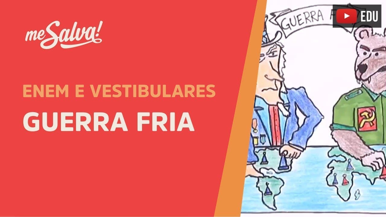 Thumbnail: Guerra Fria - Introdução e Primeiros Conflitos - História Me Salva!