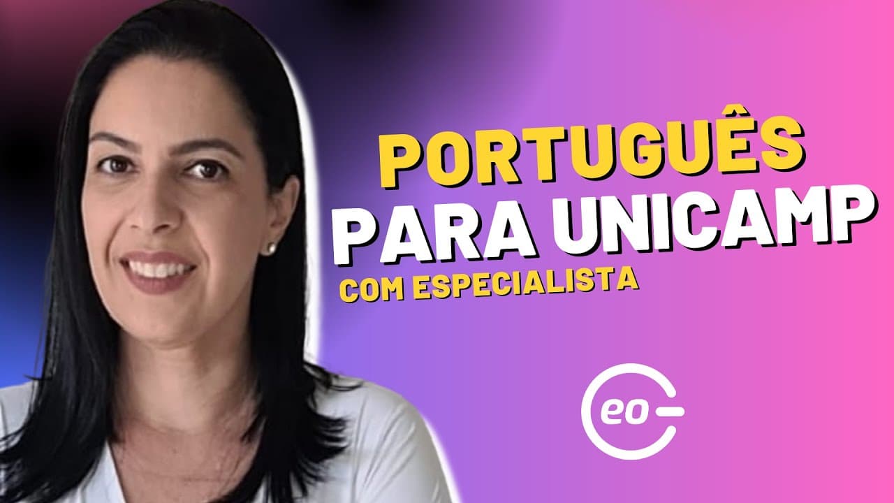 Thumbnail: Domine a Língua Portuguesa para a Unicamp 2024: Tudo o que você precisa saber