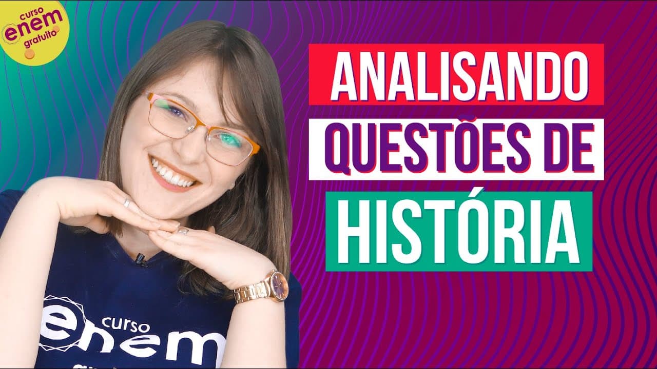 Thumbnail: ANALISANDO AS QUESTÕES DE HISTÓRIA DO ENEM 2019 | Cobertura e resolução do exame