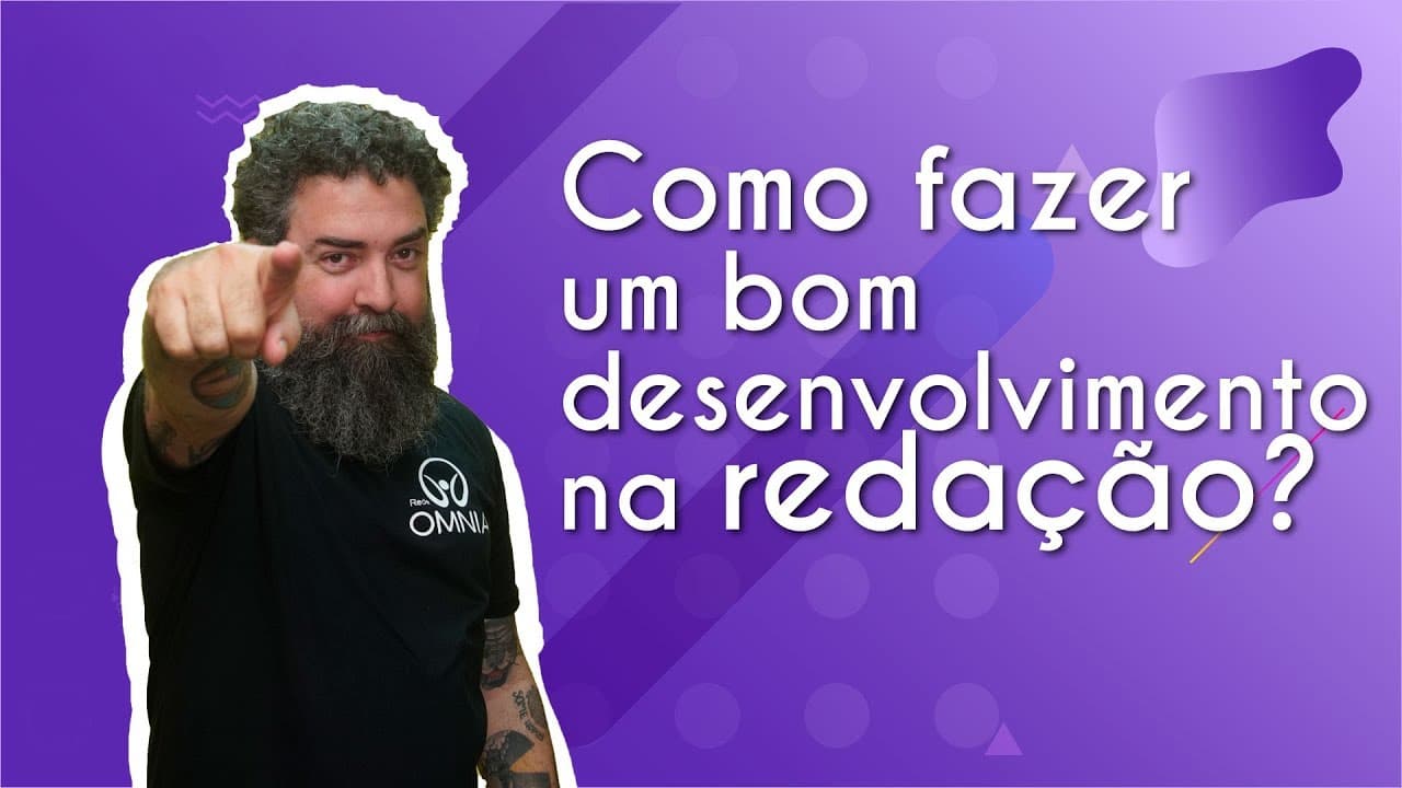 Thumbnail: Como fazer um bom desenvolvimento na redação? - Brasil Escola