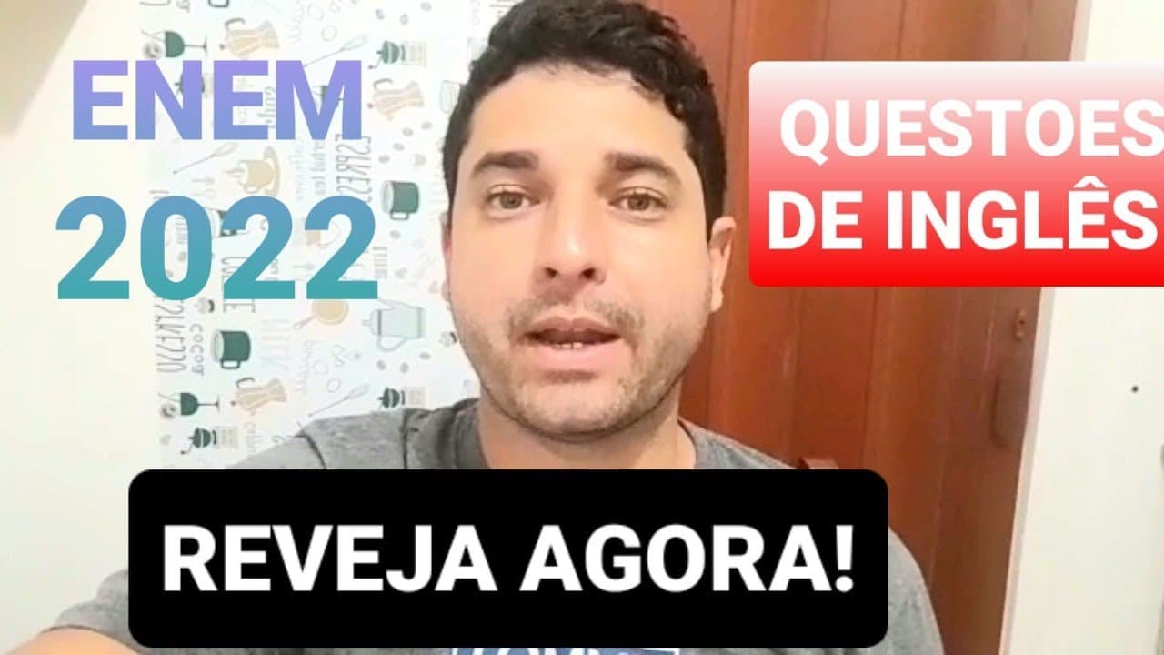 Thumbnail: prova de inglês do enem 2017 parte 1