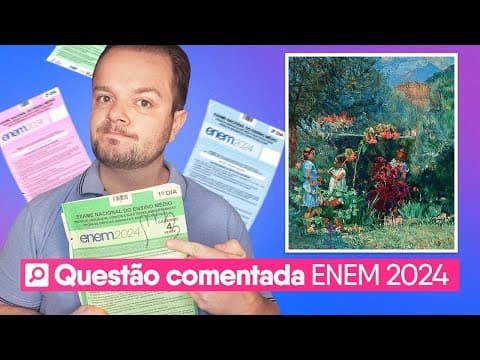 Thumbnail da aula: QUESTÃO ENEM 2024 - Você estudou Vanguardas Europeias para o ENEM?